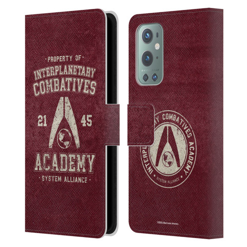 EA Bioware Mass Effect 3 Badges And Logos Interplanetary Combatives Leather Book Wallet Case Cover For OnePlus 9