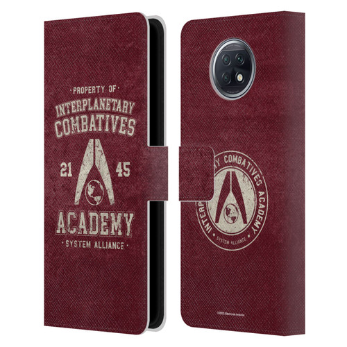 EA Bioware Mass Effect 3 Badges And Logos Interplanetary Combatives Leather Book Wallet Case Cover For Xiaomi Redmi Note 9T 5G