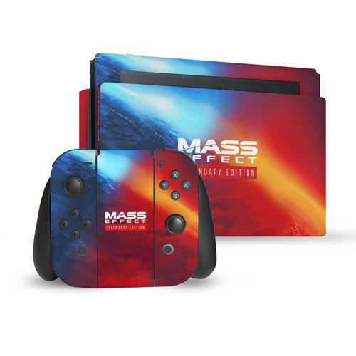 EA Bioware Mass Effect Legendary Graphics Logo Key Art Vinyl Sticker Skin Decal Cover for Nintendo Switch Bundle