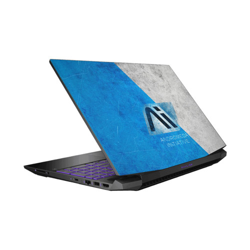EA Bioware Mass Effect Andromeda Graphics Initiative Distressed Vinyl Sticker Skin Decal Cover for HP Pavilion 15.6" 15-dk0047TX