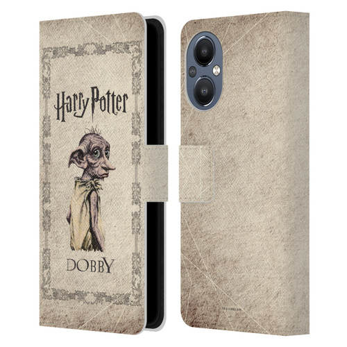 Harry Potter Chamber Of Secrets II Dobby House Elf Creature Leather Book Wallet Case Cover For OnePlus Nord N20 5G