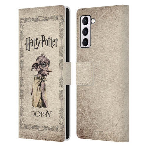 Harry Potter Chamber Of Secrets II Dobby House Elf Creature Leather Book Wallet Case Cover For Samsung Galaxy S21+ 5G
