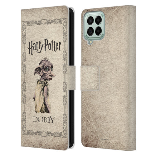 Harry Potter Chamber Of Secrets II Dobby House Elf Creature Leather Book Wallet Case Cover For Samsung Galaxy M53 (2022)