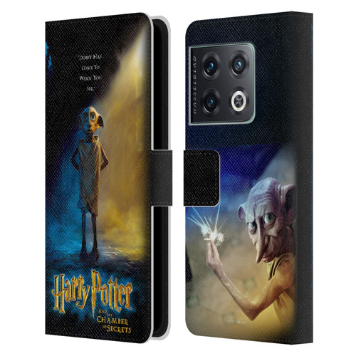 Harry Potter Chamber Of Secrets III Dobby Poster Leather Book Wallet Case Cover For OnePlus 10 Pro