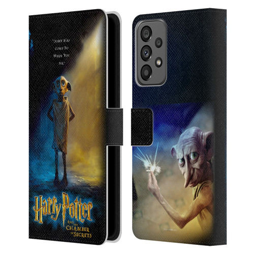 Harry Potter Chamber Of Secrets III Dobby Poster Leather Book Wallet Case Cover For Samsung Galaxy A73 5G (2022)