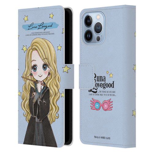 Harry Potter Deathly Hallows XXXVII Luna Lovegood Leather Book Wallet Case Cover For Apple iPhone 13 Pro Max