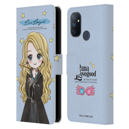Harry Potter Deathly Hallows XXXVII Luna Lovegood Leather Book Wallet Case Cover For OnePlus Nord N100
