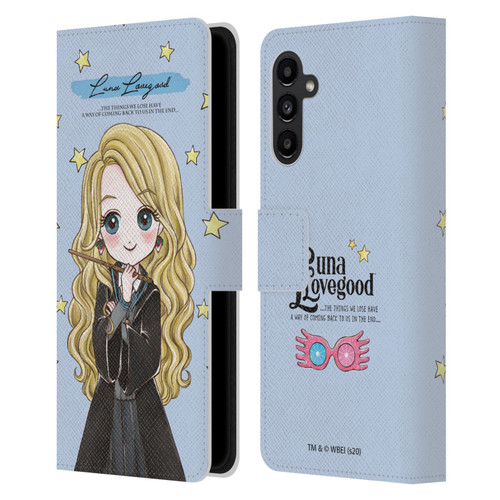 Harry Potter Deathly Hallows XXXVII Luna Lovegood Leather Book Wallet Case Cover For Samsung Galaxy A13 5G (2021)