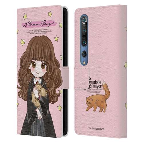 Harry Potter Deathly Hallows XXXVII Hermione Granger Leather Book Wallet Case Cover For Xiaomi Mi 10 5G / Mi 10 Pro 5G