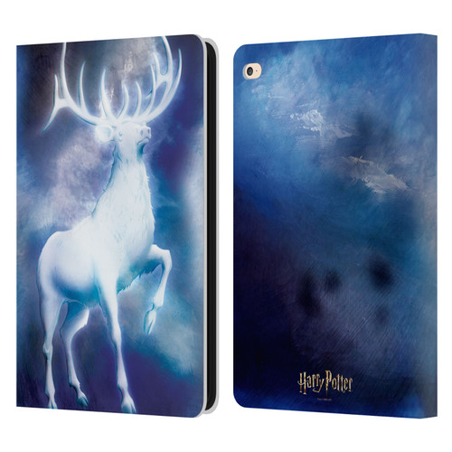 Harry Potter Prisoner Of Azkaban II Stag Patronus Leather Book Wallet Case Cover For Apple iPad Air 2 (2014)