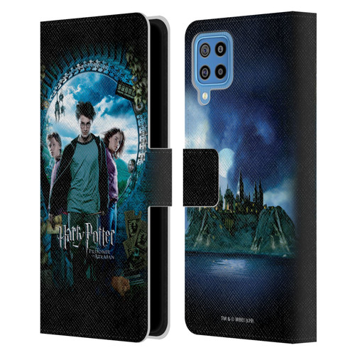 Harry Potter Prisoner Of Azkaban IV Ron, Harry & Hermione Poster Leather Book Wallet Case Cover For Samsung Galaxy F22 (2021)