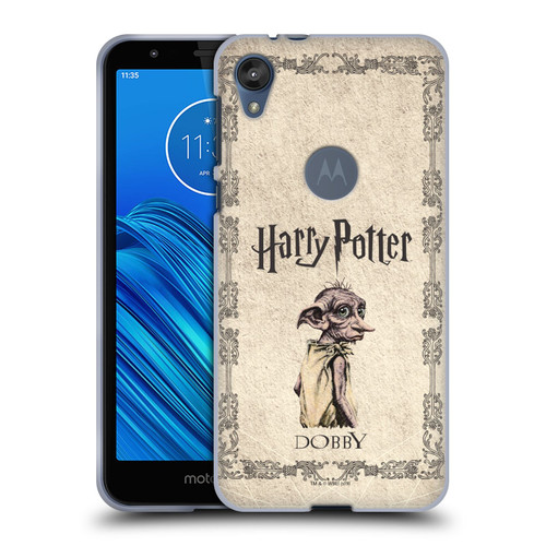 Harry Potter Chamber Of Secrets II Dobby House Elf Creature Soft Gel Case for Motorola Moto E6