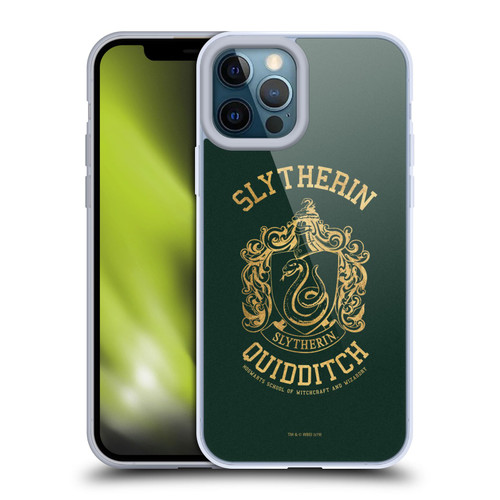 Harry Potter Deathly Hallows X Slytherin Quidditch Soft Gel Case for Apple iPhone 12 Pro Max