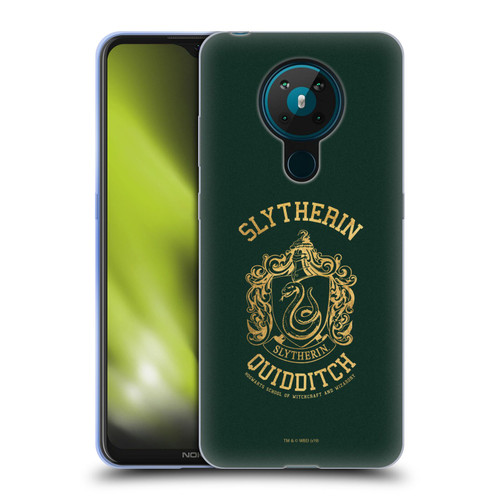 Harry Potter Deathly Hallows X Slytherin Quidditch Soft Gel Case for Nokia 5.3