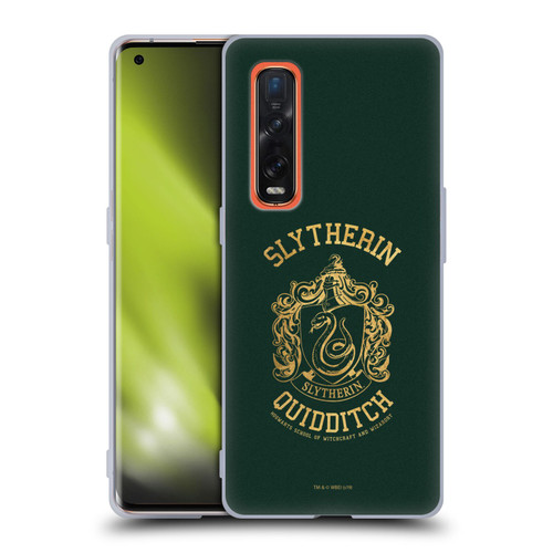 Harry Potter Deathly Hallows X Slytherin Quidditch Soft Gel Case for OPPO Find X2 Pro 5G