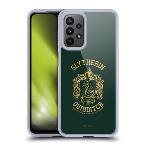 Harry Potter Deathly Hallows X Slytherin Quidditch Soft Gel Case for Samsung Galaxy A23 / 5G (2022)