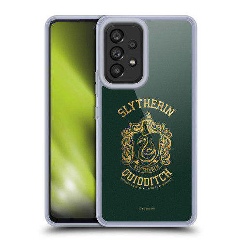 Harry Potter Deathly Hallows X Slytherin Quidditch Soft Gel Case for Samsung Galaxy A53 5G (2022)