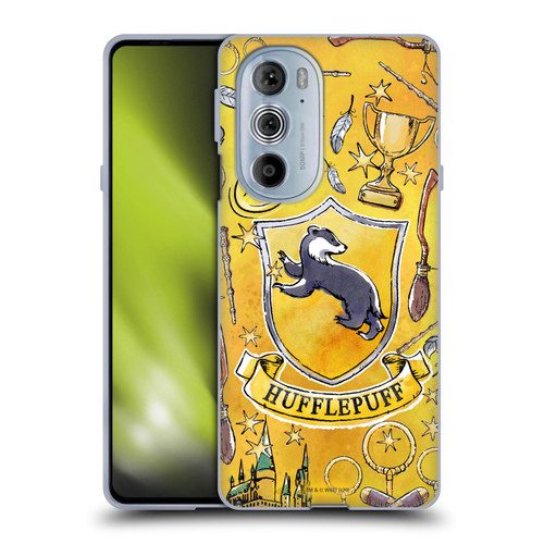 Harry Potter Deathly Hallows XIII Hufflepuff Pattern Soft Gel Case for Motorola Edge X30