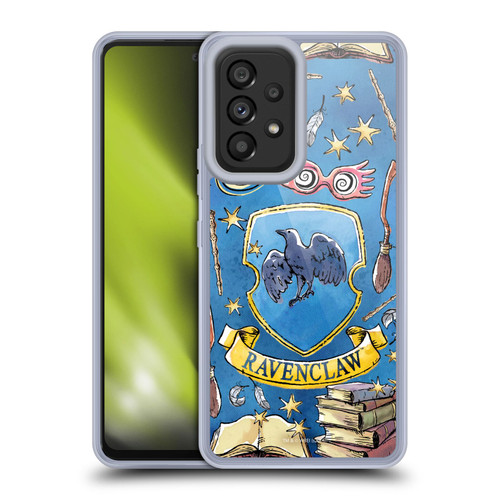 Harry Potter Deathly Hallows XIII Ravenclaw Pattern Soft Gel Case for Samsung Galaxy A53 5G (2022)