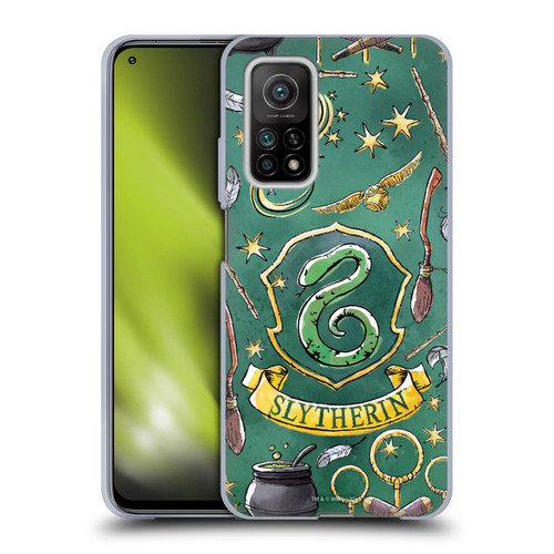 Harry Potter Deathly Hallows XIII Slytherin Pattern Soft Gel Case for Xiaomi Mi 10T 5G