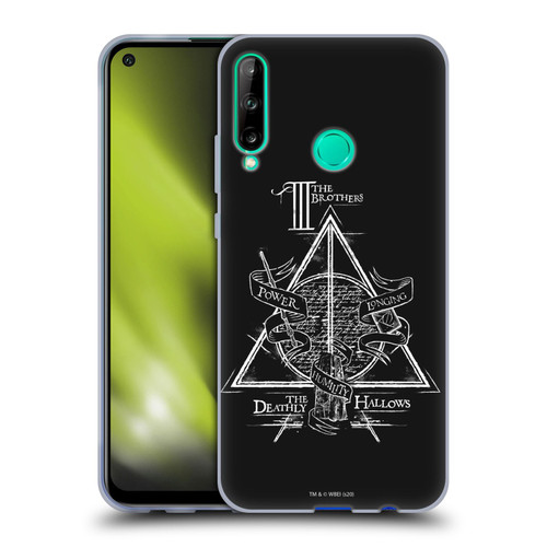 Harry Potter Deathly Hallows XIV Triangle Symbol Soft Gel Case for Huawei P40 lite E