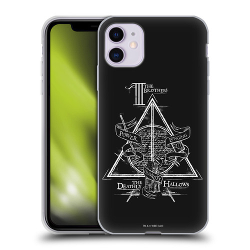 Harry Potter Deathly Hallows XIV Triangle Symbol Soft Gel Case for Apple iPhone 11