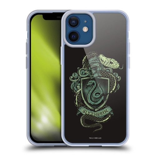 Harry Potter Deathly Hallows XIV Slytherin Soft Gel Case for Apple iPhone 12 Mini & MagSafe