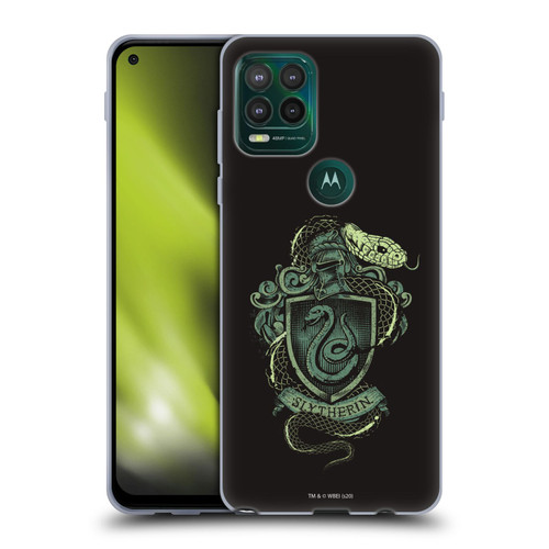 Harry Potter Deathly Hallows XIV Slytherin Soft Gel Case for Motorola Moto G Stylus 5G 2021