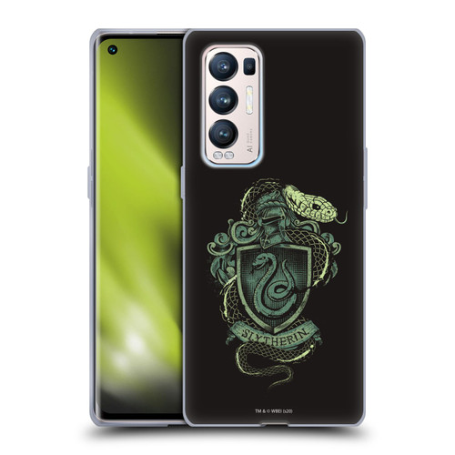 Harry Potter Deathly Hallows XIV Slytherin Soft Gel Case for OPPO Find X3 Neo / Reno5 Pro+ 5G