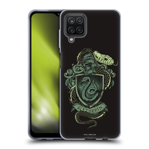 Harry Potter Deathly Hallows XIV Slytherin Soft Gel Case for Samsung Galaxy A12 (2020)