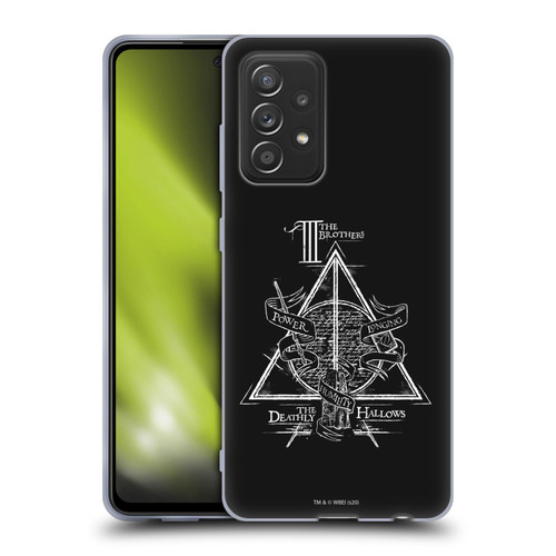 Harry Potter Deathly Hallows XIV Triangle Symbol Soft Gel Case for Samsung Galaxy A52 / A52s / 5G (2021)