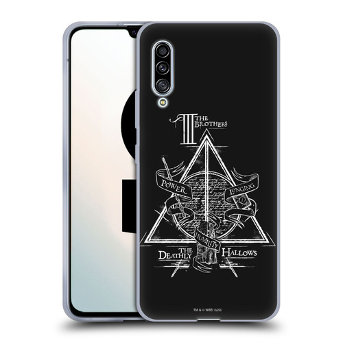 Harry Potter Deathly Hallows XIV Triangle Symbol Soft Gel Case for Samsung Galaxy A90 5G (2019)