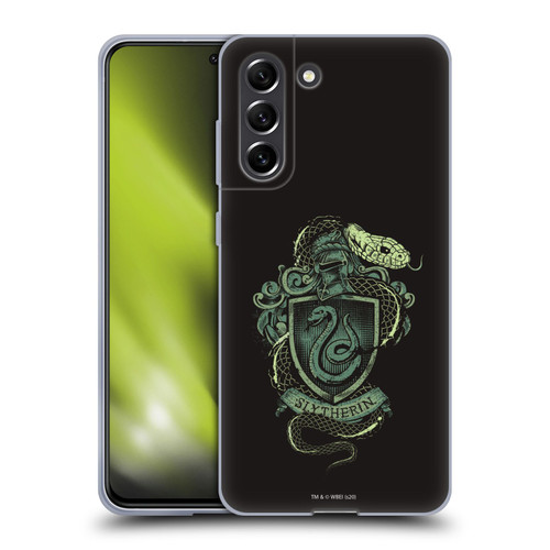 Harry Potter Deathly Hallows XIV Slytherin Soft Gel Case for Samsung Galaxy S21 FE 5G