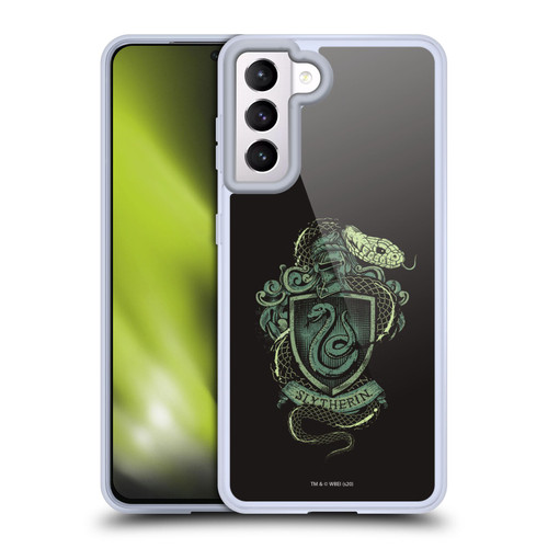 Harry Potter Deathly Hallows XIV Slytherin Soft Gel Case for Samsung Galaxy S21 5G