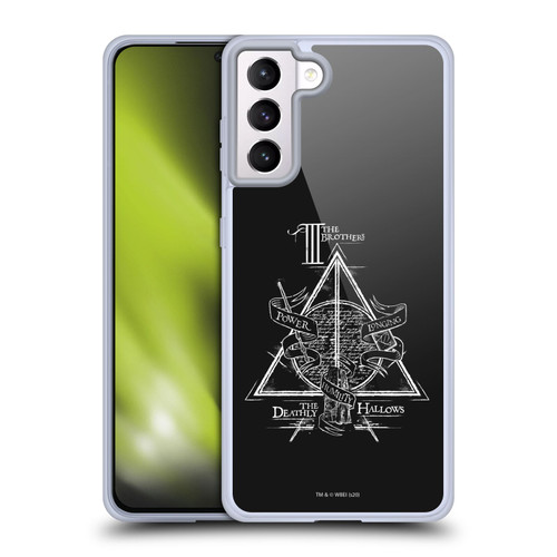 Harry Potter Deathly Hallows XIV Triangle Symbol Soft Gel Case for Samsung Galaxy S21+ 5G