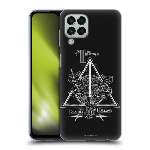 Harry Potter Deathly Hallows XIV Triangle Symbol Soft Gel Case for Samsung Galaxy M33 (2022)