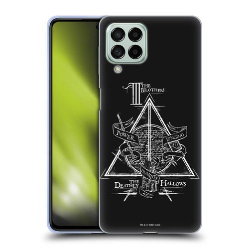 Harry Potter Deathly Hallows XIV Triangle Symbol Soft Gel Case for Samsung Galaxy M53 (2022)