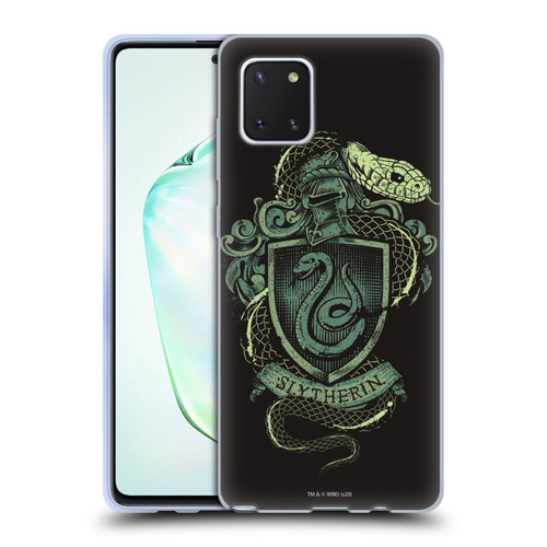 Harry Potter Deathly Hallows XIV Slytherin Soft Gel Case for Samsung Galaxy Note10 Lite