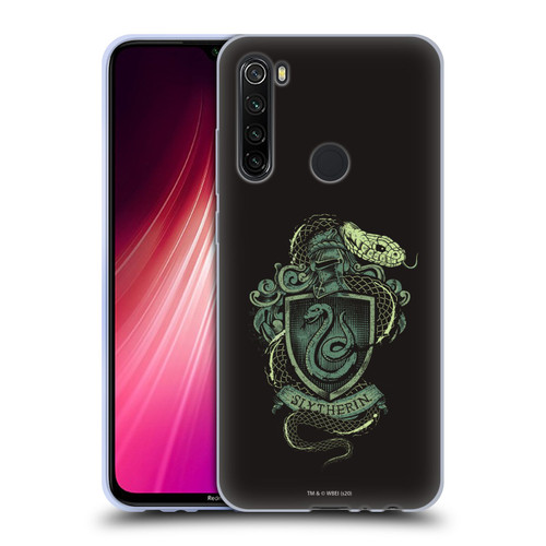 Harry Potter Deathly Hallows XIV Slytherin Soft Gel Case for Xiaomi Redmi Note 8T