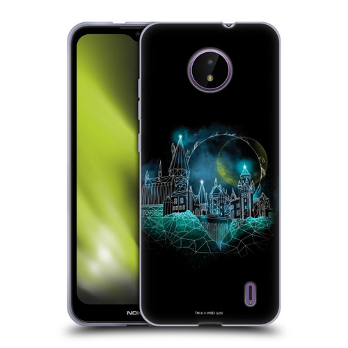 Harry Potter Deathly Hallows XVIII Hogwarts Soft Gel Case for Nokia C10 / C20