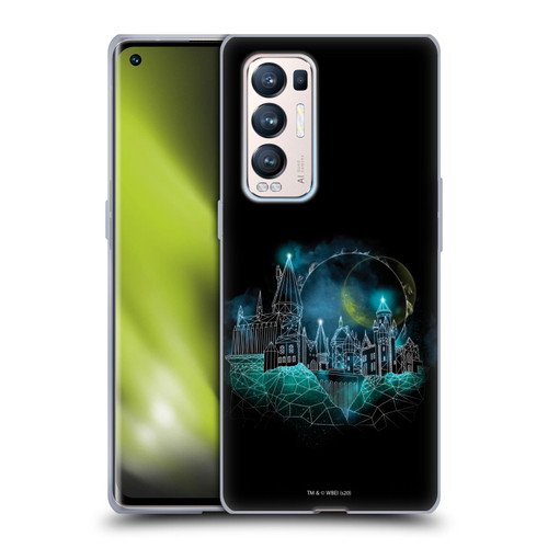 Harry Potter Deathly Hallows XVIII Hogwarts Soft Gel Case for OPPO Find X3 Neo / Reno5 Pro+ 5G
