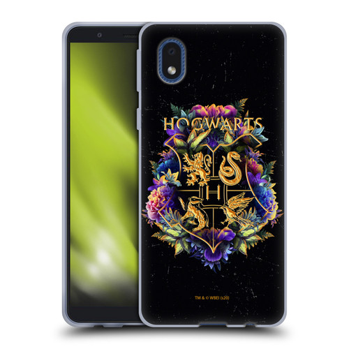 Harry Potter Deathly Hallows XXXI Hogwarts Crest 1 Soft Gel Case for Samsung Galaxy A01 Core (2020)