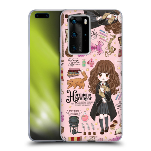 Harry Potter Deathly Hallows XXXVII Hermione Pattern Soft Gel Case for Huawei P40 Pro / P40 Pro Plus 5G