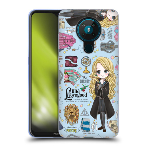 Harry Potter Deathly Hallows XXXVII Luna Pattern Soft Gel Case for Nokia 5.3