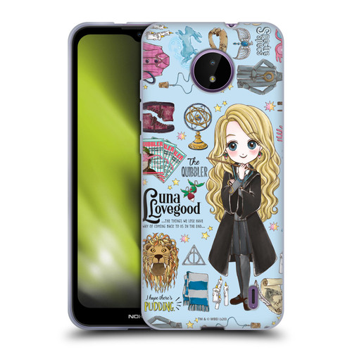Harry Potter Deathly Hallows XXXVII Luna Pattern Soft Gel Case for Nokia C10 / C20