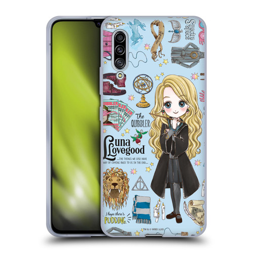 Harry Potter Deathly Hallows XXXVII Luna Pattern Soft Gel Case for Samsung Galaxy A90 5G (2019)