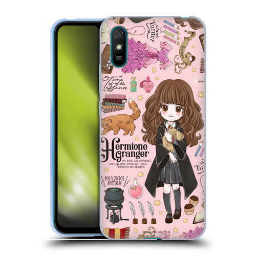 Harry Potter Deathly Hallows XXXVII Hermione Pattern Soft Gel Case for Xiaomi Redmi 9A / Redmi 9AT