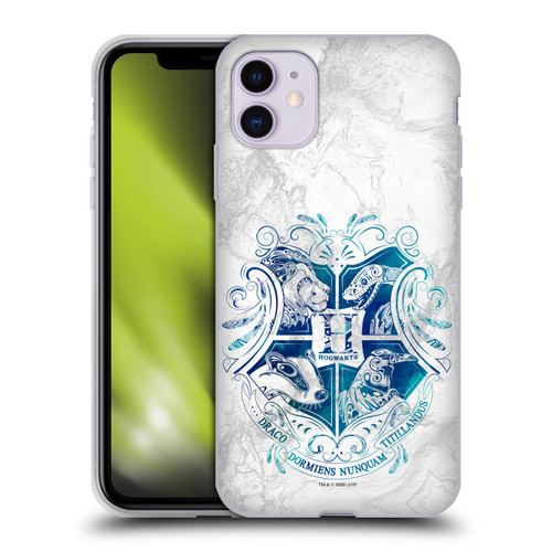 Harry Potter Deathly Hallows IX Hogwarts Aguamenti Soft Gel Case for Apple iPhone 11