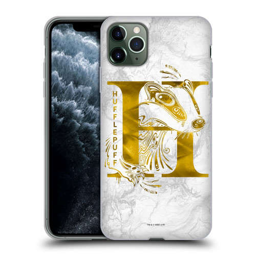 Harry Potter Deathly Hallows IX Hufflepuff Aguamenti Soft Gel Case for Apple iPhone 11 Pro Max