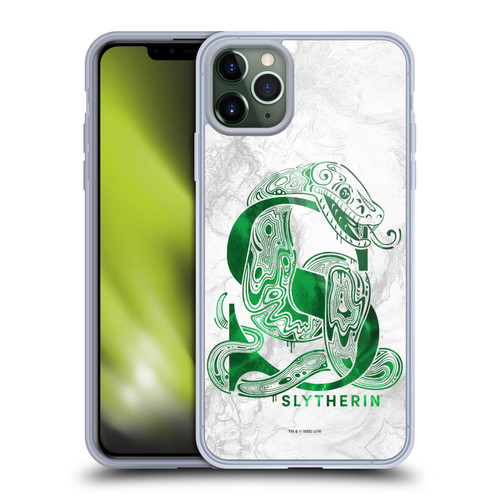 Harry Potter Deathly Hallows IX Slytherin Aguamenti Soft Gel Case for Apple iPhone 11 Pro Max